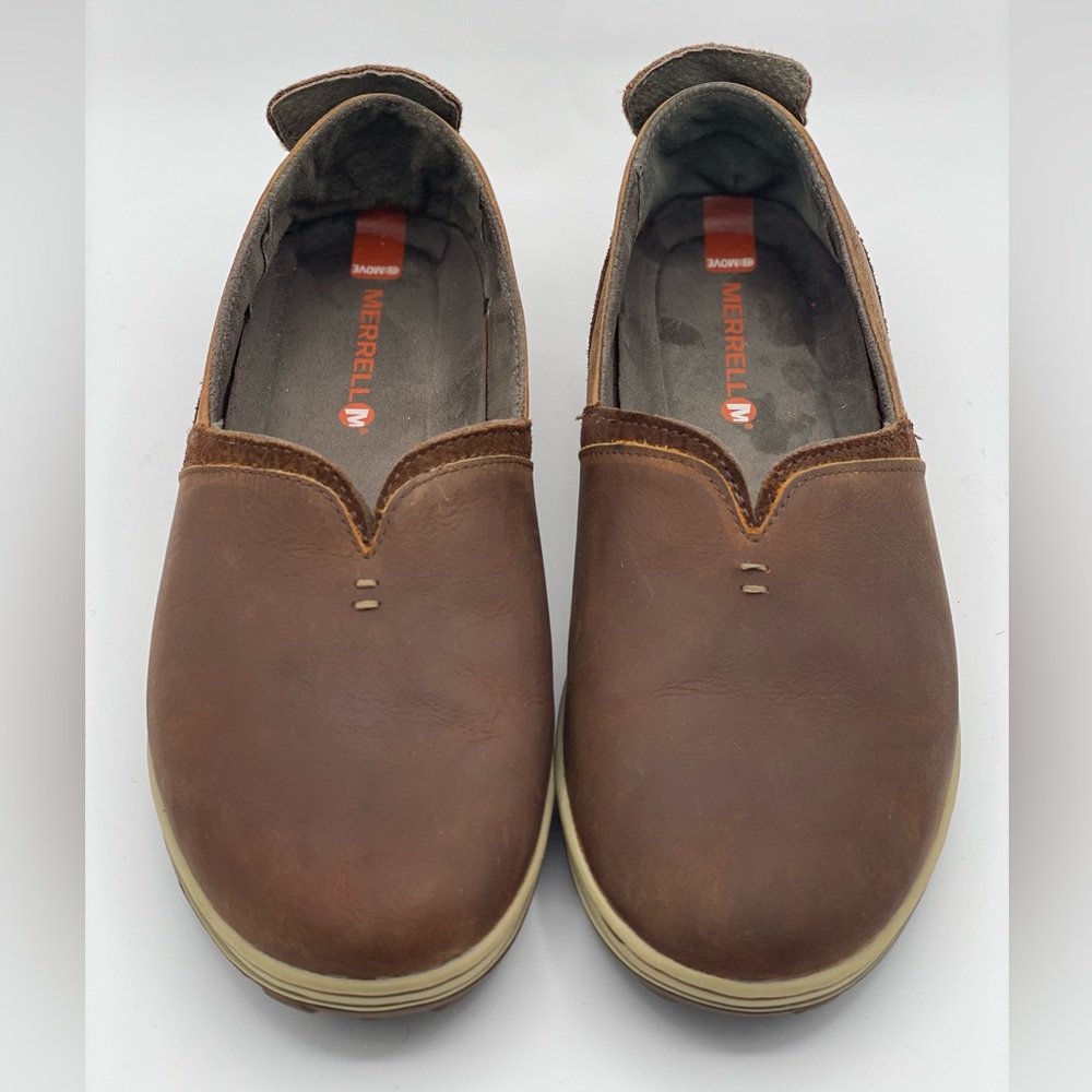 10 women's MERRELL Ashland Brown Sugar Slip On Casual Loafer Shoes Women's